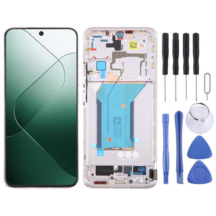 For Xiaomi 14 AMOLED Original LCD Screen Digitizer Full Assembly with Frame, For Xiaomi 14(Original)