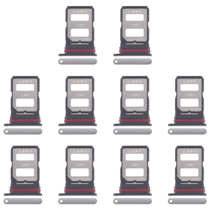 For Xiaomi Poco F7 10pcs Original SIM Card Tray + SIM Card Tray, For Xiaomi Poco F7(Original)