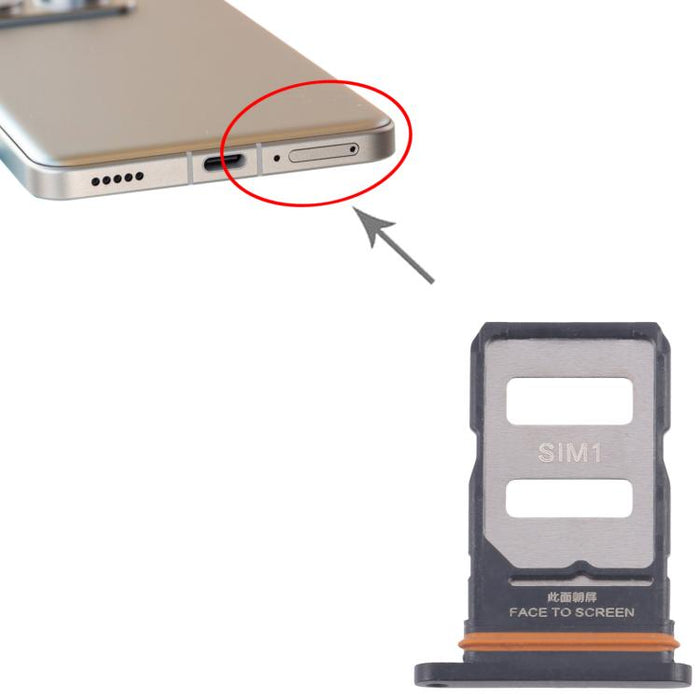 For Xiaomi 14T Pro+ 5G 10pcs Original SIM Card Tray + SIM Card Tray, For Xiaomi Redmi Note 14 Pro+ 5G(Original)