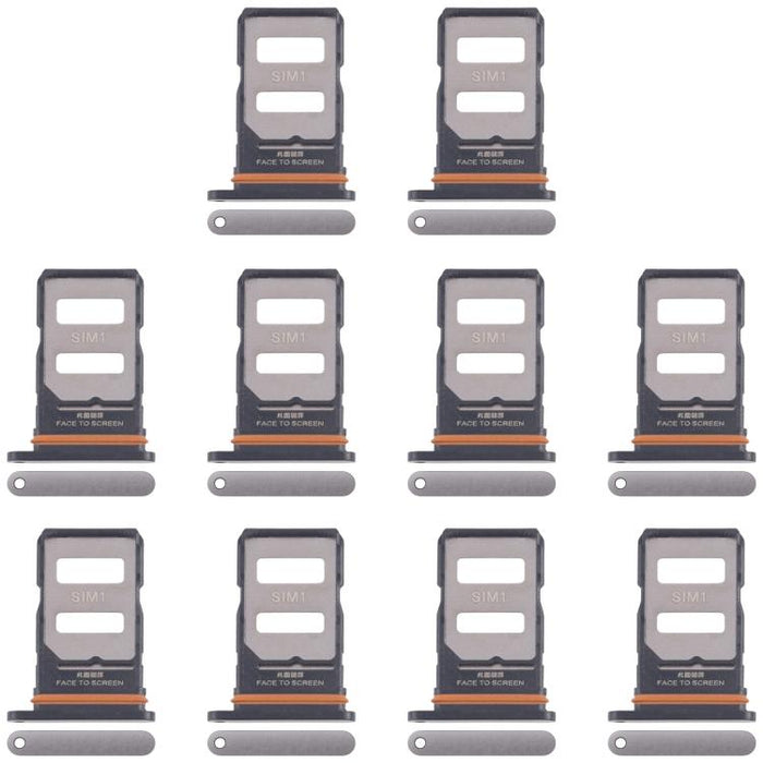 For Xiaomi 14T Pro+ 5G 10pcs Original SIM Card Tray + SIM Card Tray, For Xiaomi Redmi Note 14 Pro+ 5G(Original)