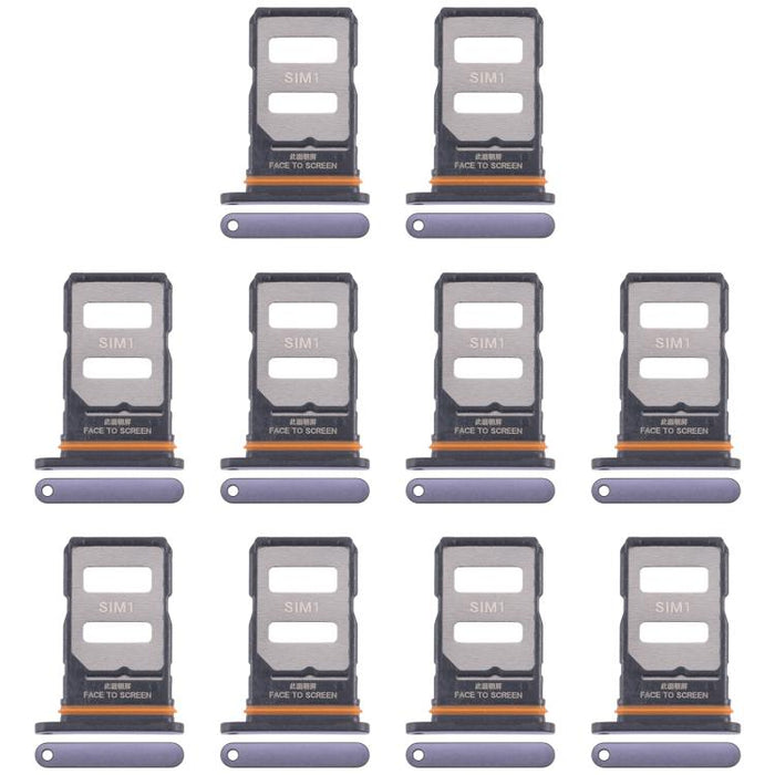 For Xiaomi 14T Pro+ 5G 10pcs Original SIM Card Tray + SIM Card Tray, For Xiaomi Redmi Note 14 Pro+ 5G(Original)
