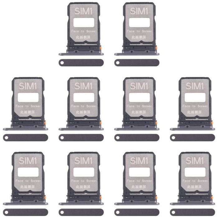 For Xiaomi Redmi K80 10pcs Original SIM Card Tray + SIM Card Tray, For Xiaomi Redmi K80(Original)
