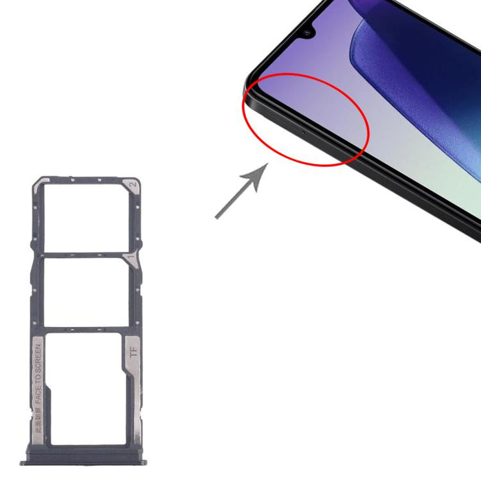 For Xiaomi Redmi 14C 4G 10pcs Original SIM Card Tray + SIM Card Tray + Micro SD Card Tray, For Xiaomi Redmi 14C 4G(Original)