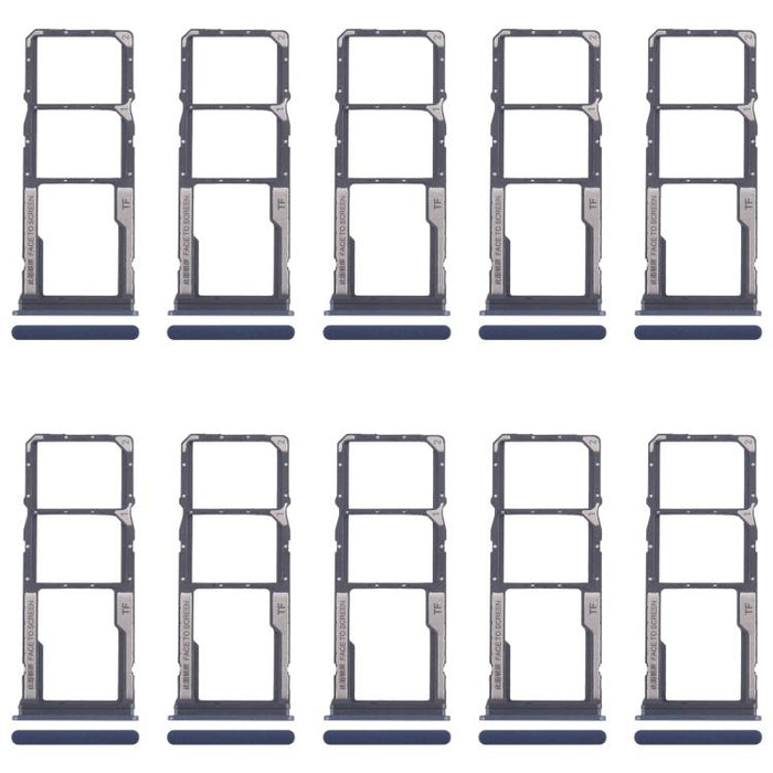 For Xiaomi Redmi 14R 5G 10pcs Original SIM Card Tray + SIM Card Tray + Micro SD Card Tray, For Xiaomi Redmi 14R 5G(Original)