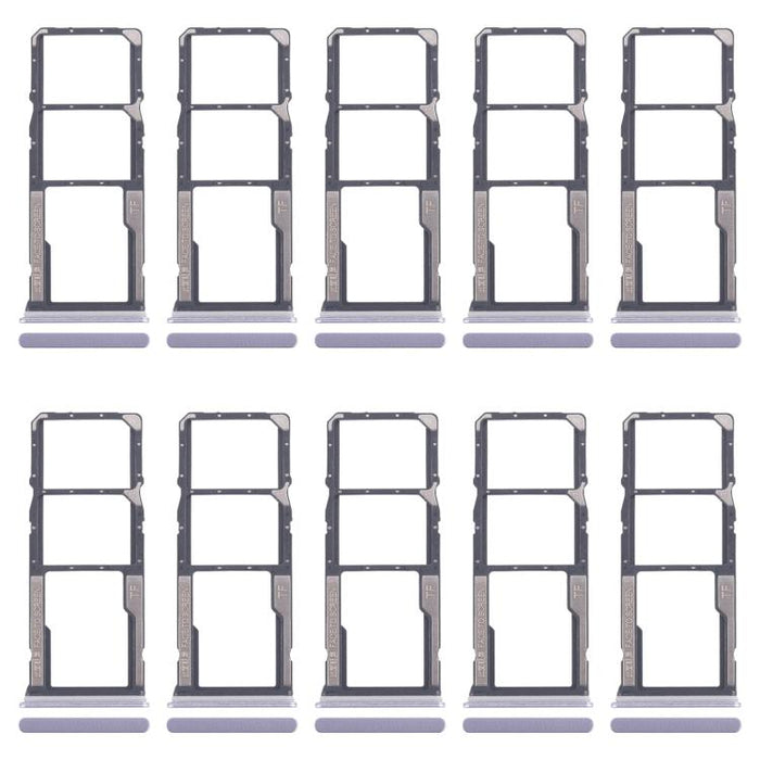 For Xiaomi Redmi 14R 5G 10pcs Original SIM Card Tray + SIM Card Tray + Micro SD Card Tray, For Xiaomi Redmi 14R 5G(Original)