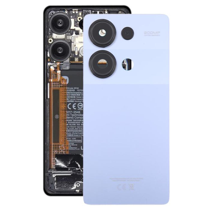 For Xiaomi Redmi Note 13 Pro 4G OEM Back Cover with Camera Lens Cover, For Xiaomi Redmi Note 13 Pro 4G(with Camera Lens Cover)