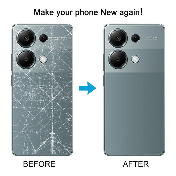 For Xiaomi Redmi Note 13 Pro 4G OEM Back Cover with Camera Lens Cover, For Xiaomi Redmi Note 13 Pro 4G(with Camera Lens Cover)