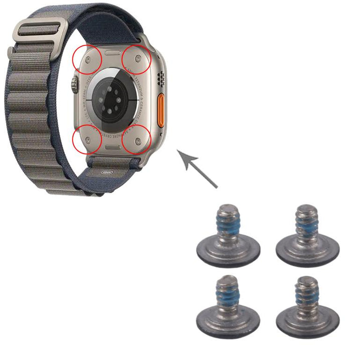 Juego de tornillos para la tapa inferior del Apple Watch Ultra 3 / Ultra 2 de 49 mm, For Apple Watch Ultra 3 / Ultra 2 49mm