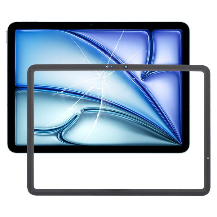 Lente de cristal exterior para pantalla frontal de iPad Air 11 2024 / 2025 / 2026 con adhesivo ópticamente transparente OCA., For iPad Air 11 2024 / 2025 / 2026