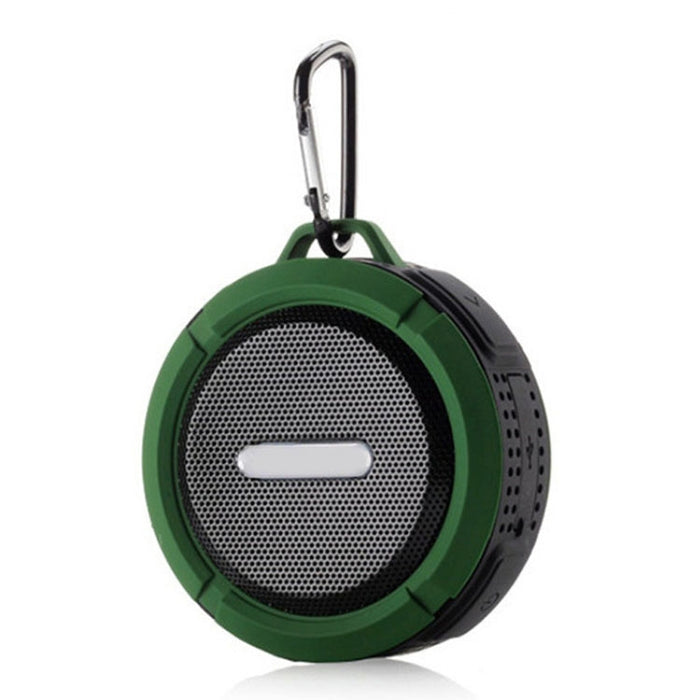 Altavoz Bluetooth impermeable para exteriores C6 con succión, compatible con llamadas manos libres