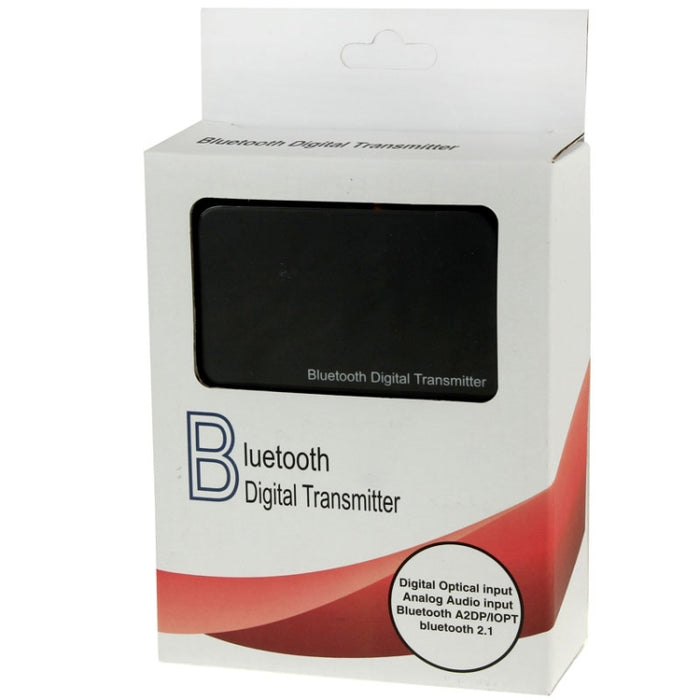 TS-BTDF01 Transmisor de audio coaxial óptico digital portátil Bluetooth 2.1 con conector de 3,5 mm para auriculares con altavoz Bluetooth / reproductor MP3 / MP4