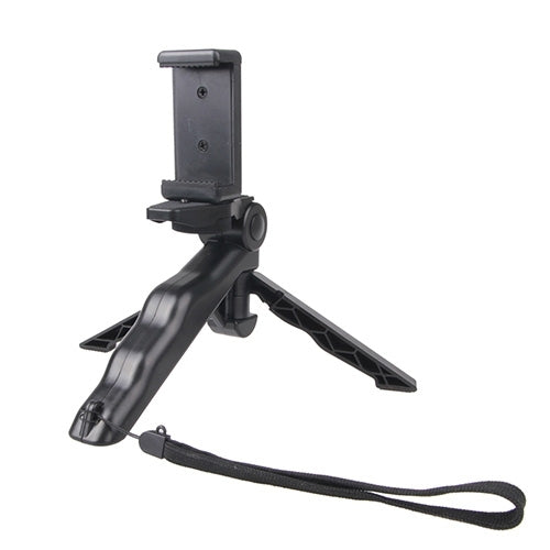 Empuñadura portátil/mini trípode Steadicam Curve con clip recto para GoPro HERO 4/3/3+/SJ4000/SJ5000/SJ6000 Sports DV/cámara digital/iPhone, Galaxy y otros teléfonos móviles