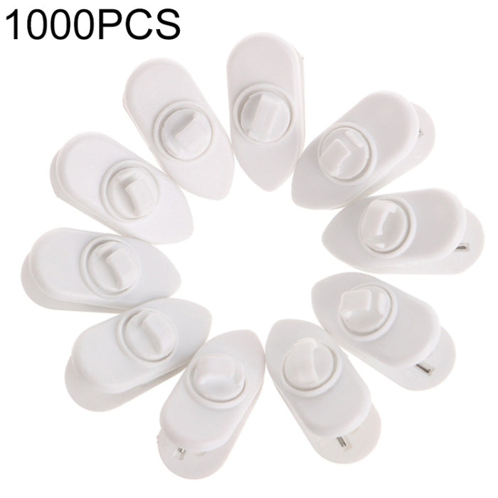 1000 Uds Cable giratorio para auriculares Clip abrazadera soporte montaje Collar ropa