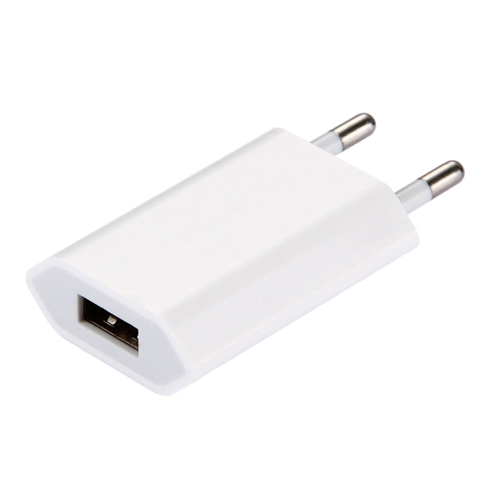 Cargador de viaje con puerto USB único de 5V / 1A, enchufe de la UE