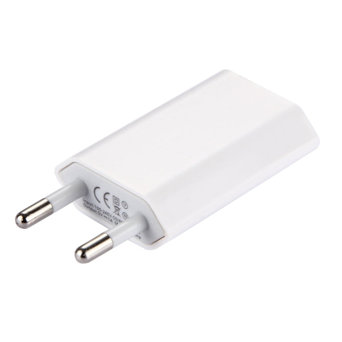 Cargador de viaje con puerto USB único de 5V / 1A, enchufe de la UE
