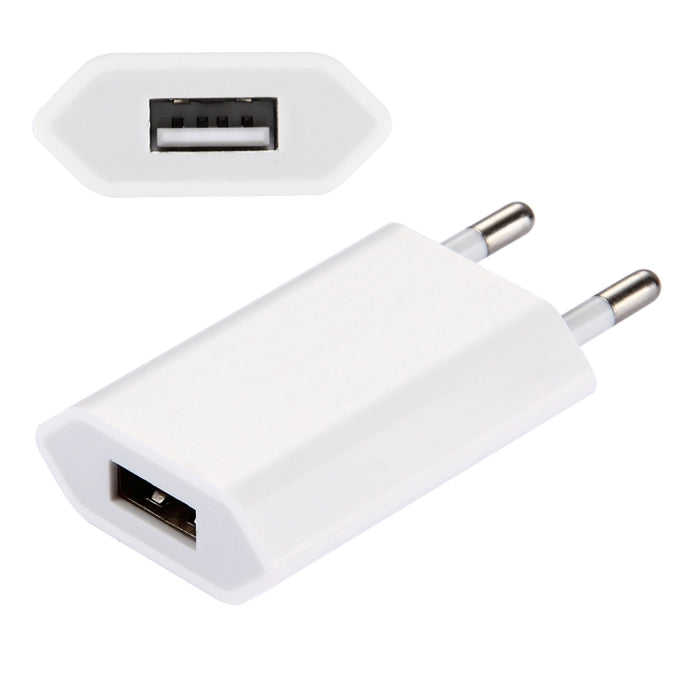 Cargador de viaje con puerto USB único de 5V / 1A, enchufe de la UE