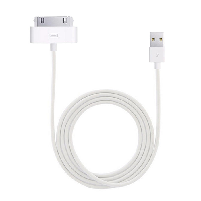 Cable de carga/sincronización de datos USB de doble cara de 2 m para iPhone 4 y 4S / iPhone 3GS / 3G / iPad 3 / iPad 2 / iPad / iPod Touch