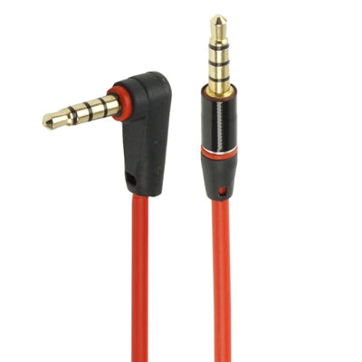 Cable de audio auxiliar de 1,2 m, codo de 3,5 mm a macho recto, compatible con teléfonos, tabletas, auriculares, reproductor de MP3, estéreo para automóvil/hogar y más