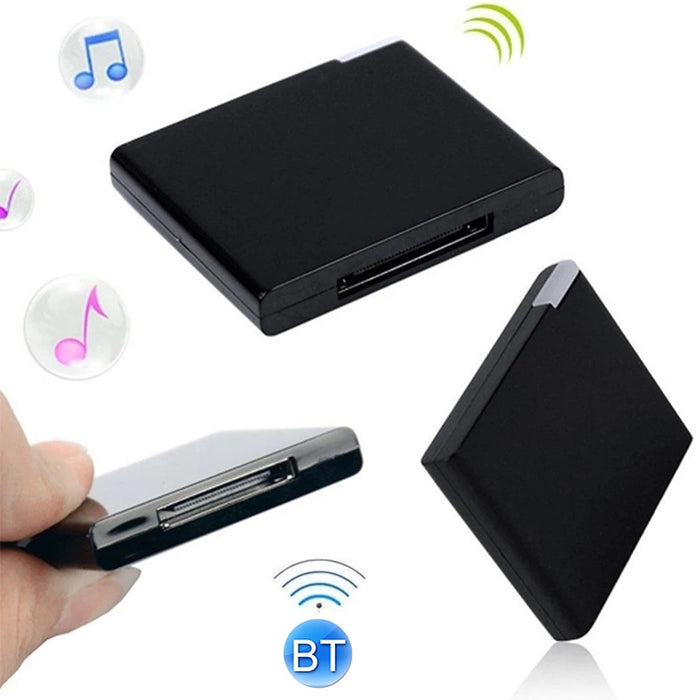 Receptor de Música Bluetooth Inalámbrico para iPhone 4 y 4S / (iPad 3) / iPad 2 / iPod / Cualquier Dispositivo Bluetooth
