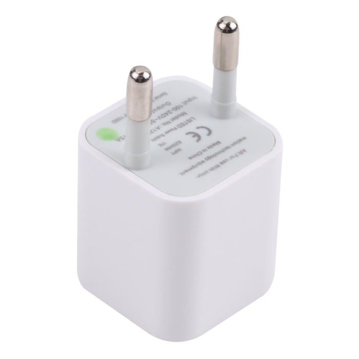 Mini cargador de viaje con interfaz USB única A2165 5V 1A, enchufe de EE. UU.
