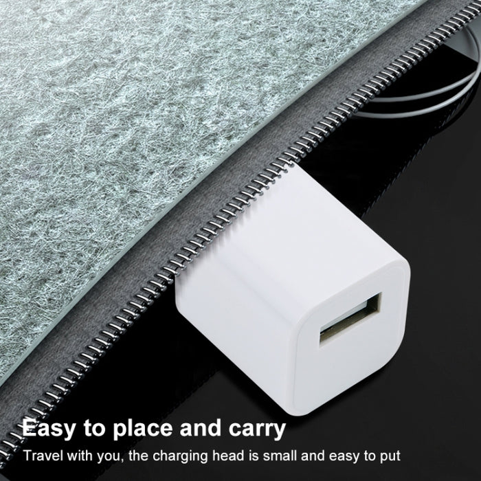 Mini cargador de viaje con interfaz USB única A2165 5V 1A, enchufe de EE. UU.