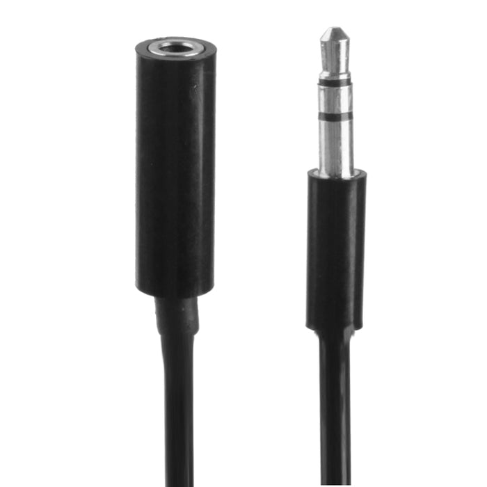 Cable auxiliar macho a hembra de 3,5 mm en espiral con resorte, compatible con teléfonos, tabletas, auriculares, reproductor MP3, estéreo para automóvil/hogar y más, longitud: 20 cm hasta 80 cm