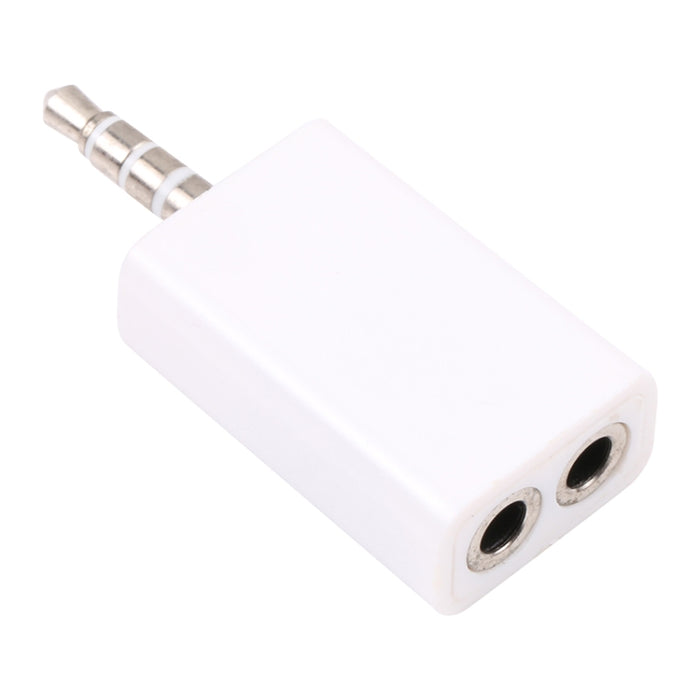 Adaptador divisor de auriculares de 3,5 mm, compatible con teléfonos, tabletas, auriculares, reproductor de MP3, estéreo para automóvil/hogar y más