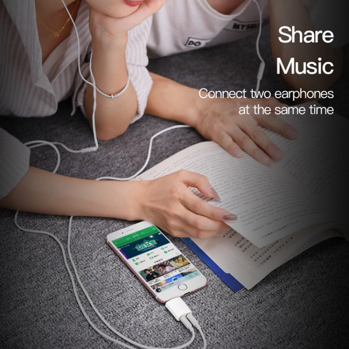 Adaptador divisor de auriculares de 3,5 mm, compatible con teléfonos, tabletas, auriculares, reproductor de MP3, estéreo para automóvil/hogar y más