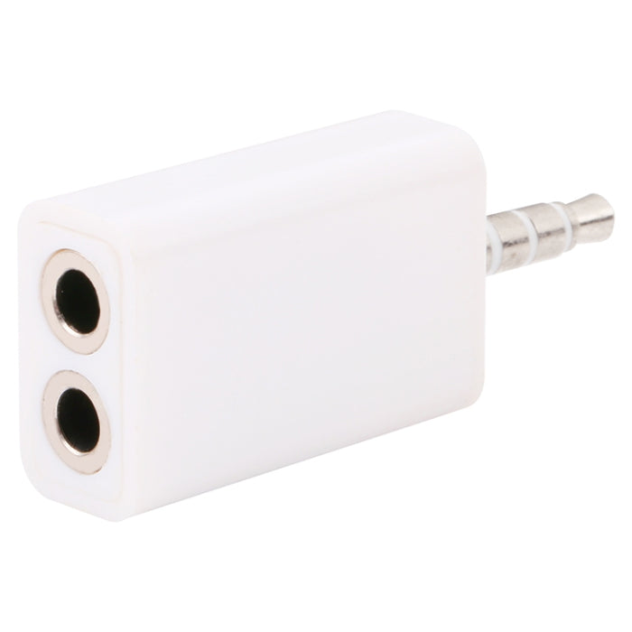 Adaptador divisor de auriculares de 3,5 mm, compatible con teléfonos, tabletas, auriculares, reproductor de MP3, estéreo para automóvil/hogar y más