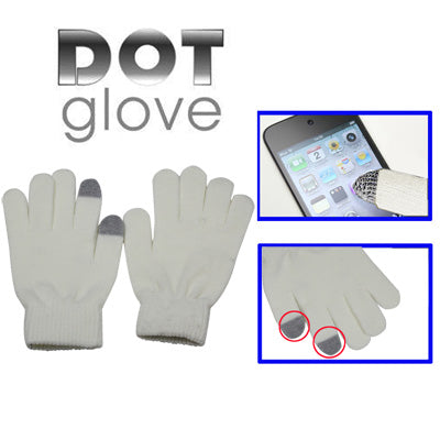 Dot Guantes de pantalla táctil para iPhone 5, iPhone 4 y 4S, iPhone 3G/3GS, iPhone, iPad, BlackBerry