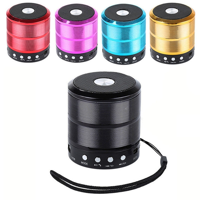 Altavoz portátil estéreo Bluetooth móvil de metal S28 con función de llamada manos libres
