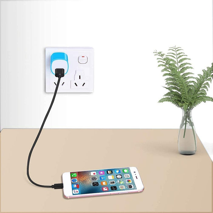 Cargador USB con enchufe estadounidense