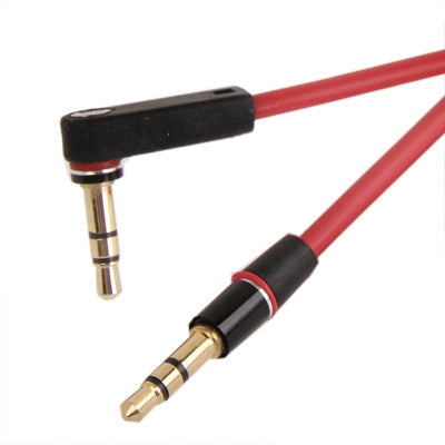 Cable de audio auxiliar de 1,2 m, codo macho de 3,5 mm a macho recto, compatible con teléfonos, tabletas, auriculares, reproductor MP3, estéreo para automóvil/hogar y más
