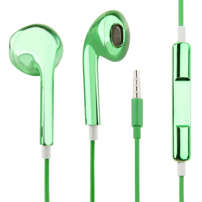 Auricular estéreo con control de cable de galvanoplastia de 3,5 mm para teléfonos Android / PC / reproductor de MP3 / computadoras portátiles