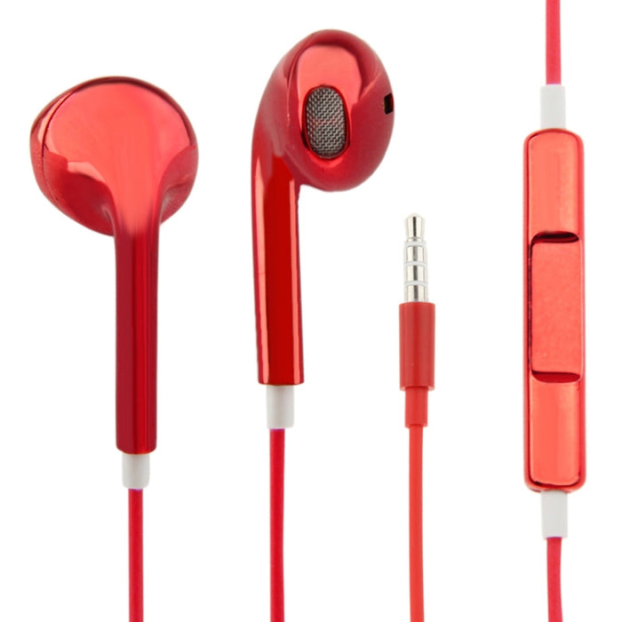 Auricular estéreo con control de cable de galvanoplastia de 3,5 mm para teléfonos Android / PC / reproductor de MP3 / computadoras portátiles