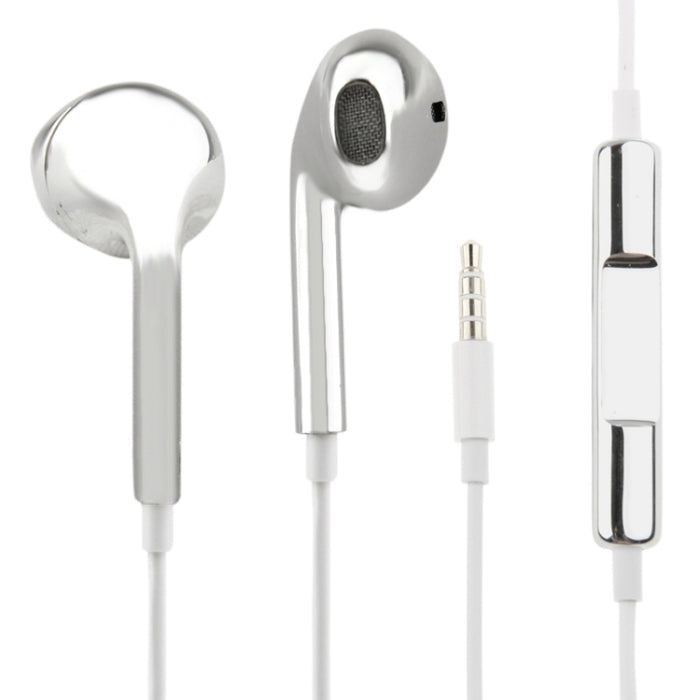 Auricular estéreo con control de cable de galvanoplastia de 3,5 mm para teléfonos Android / PC / reproductor de MP3 / computadoras portátiles
