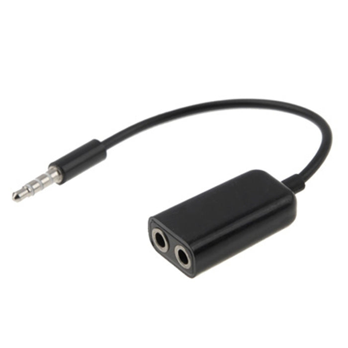 Cable auxiliar de audio estéreo, adaptador divisor macho de 3,5 mm a 2 hembra, compatible con teléfonos, tabletas, auriculares, reproductor MP3, estéreo para automóvil/hogar y más