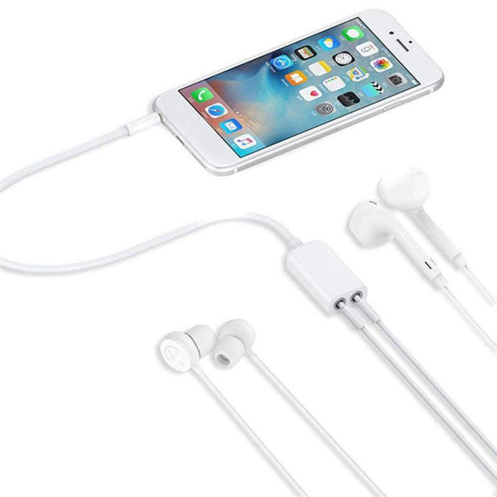 Cable auxiliar de audio estéreo, adaptador divisor macho de 3,5 mm a 2 hembra, compatible con teléfonos, tabletas, auriculares, reproductor MP3, estéreo para automóvil/hogar y más
