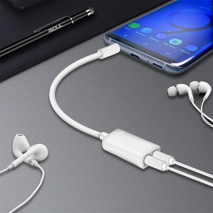 Cable auxiliar de audio estéreo, adaptador divisor macho de 3,5 mm a 2 hembra, compatible con teléfonos, tabletas, auriculares, reproductor MP3, estéreo para automóvil/hogar y más