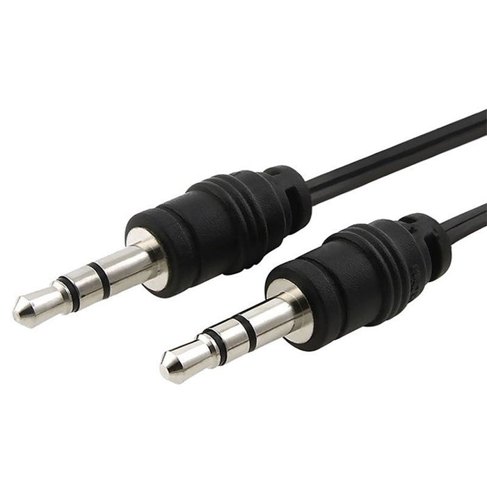 Cable de audio auxiliar retráctil de 3,5 mm, compatible con teléfonos, tabletas, auriculares, reproductor de MP3, estéreo para automóvil/hogar y más, longitud: 11 cm a 80 cm