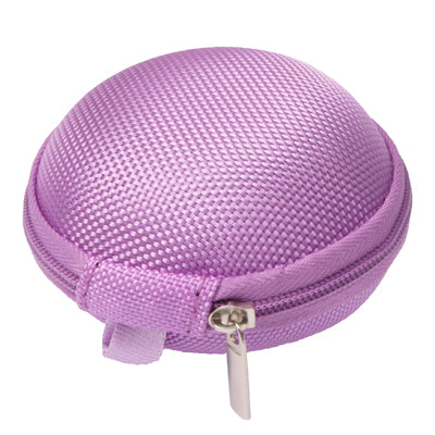 Caja de bolsa de transporte portátil estilo rejilla para auriculares/auriculares