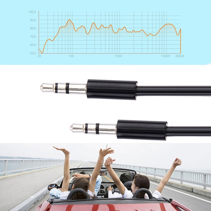 Cable auxiliar de 3,5 mm con resorte en espiral, compatible con teléfonos, tabletas, auriculares, reproductor de MP3, estéreo para automóvil/hogar y más, longitud: 45 cm hasta 200 cm