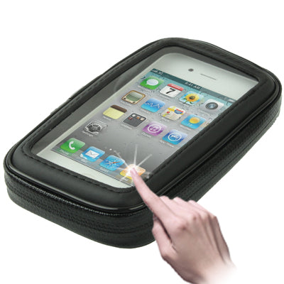 Soporte para bicicleta y estuche resistente al agua, a prueba de arena, a prueba de nieve y a prueba de suciedad para iPhone 4 y 4S, Galaxy S III mini / i8190, Galaxy Ace / S5830