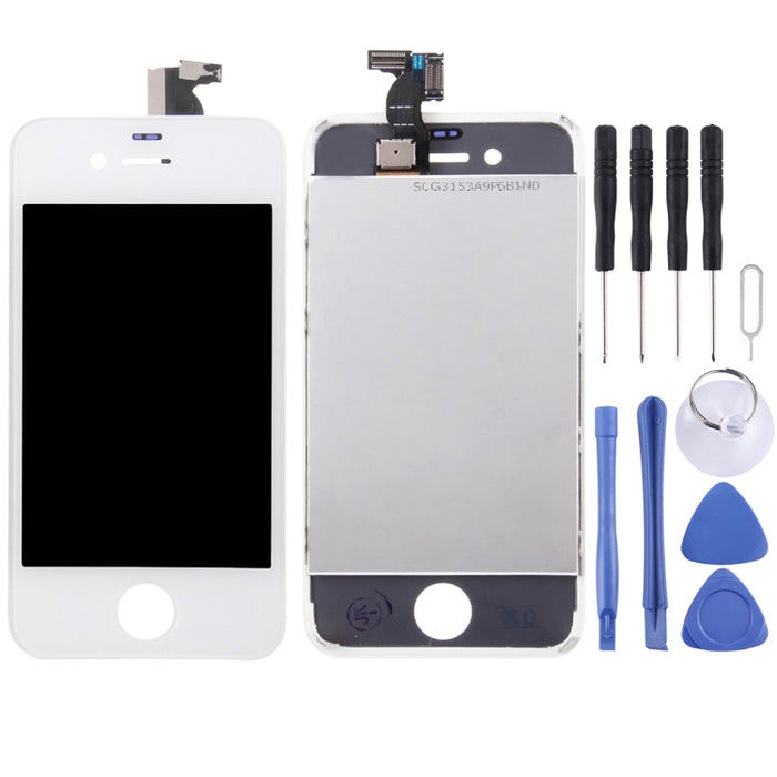 Conjunto de digitalizador (LCD + marco + panel táctil) para iPhone 4S, For iPhone 4S (Black), For iPhone 4S (White)