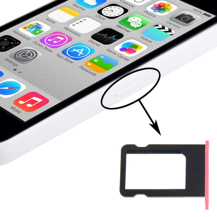 Soporte para bandeja de tarjeta SIM para iPhone 5C, For 5C, For iPhone 5C (Yellow), For iPhone 5C