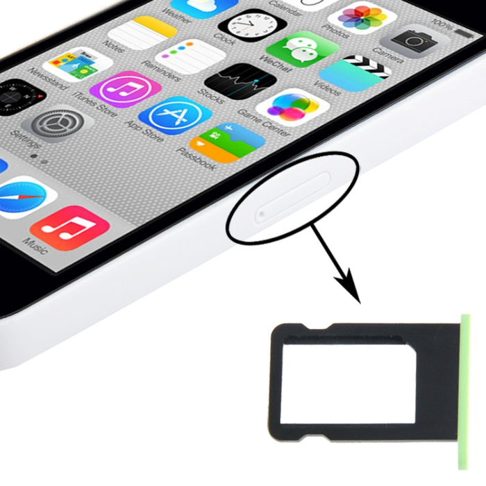 Soporte para bandeja de tarjeta SIM para iPhone 5C, For 5C, For iPhone 5C (Yellow), For iPhone 5C
