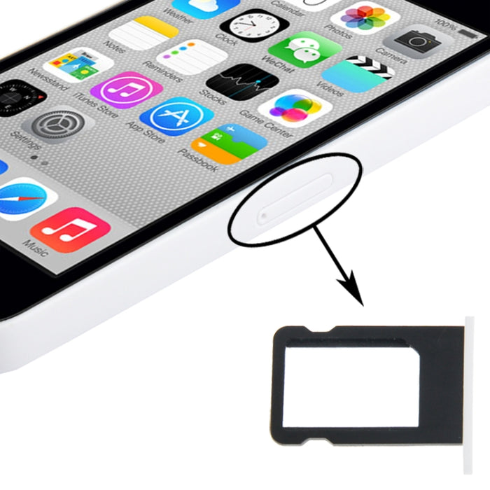Soporte para bandeja de tarjeta SIM para iPhone 5C, For 5C, For iPhone 5C (Yellow), For iPhone 5C