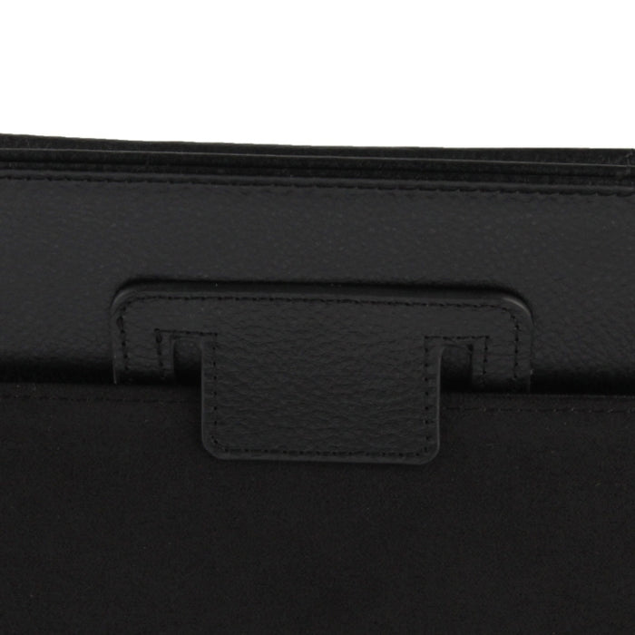 Funda de cuero con tapa con textura Litchi con soporte y función de suspensión/activación para iPad Air