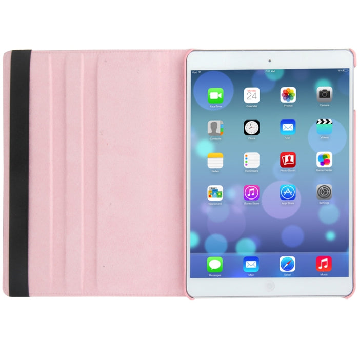 Funda para tableta de cuero con rotación de 360 grados con textura Litchi y soporte para iPad Air / Air 2 / iPad 9.7 2017 / iPad 9.7 2018