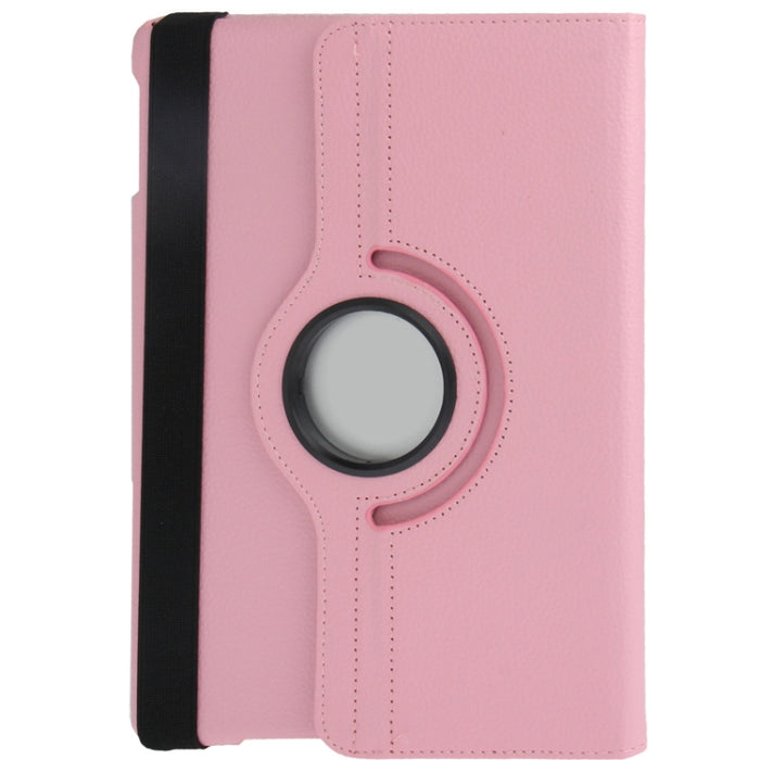 Funda para tableta de cuero con rotación de 360 grados con textura Litchi y soporte para iPad Air / Air 2 / iPad 9.7 2017 / iPad 9.7 2018